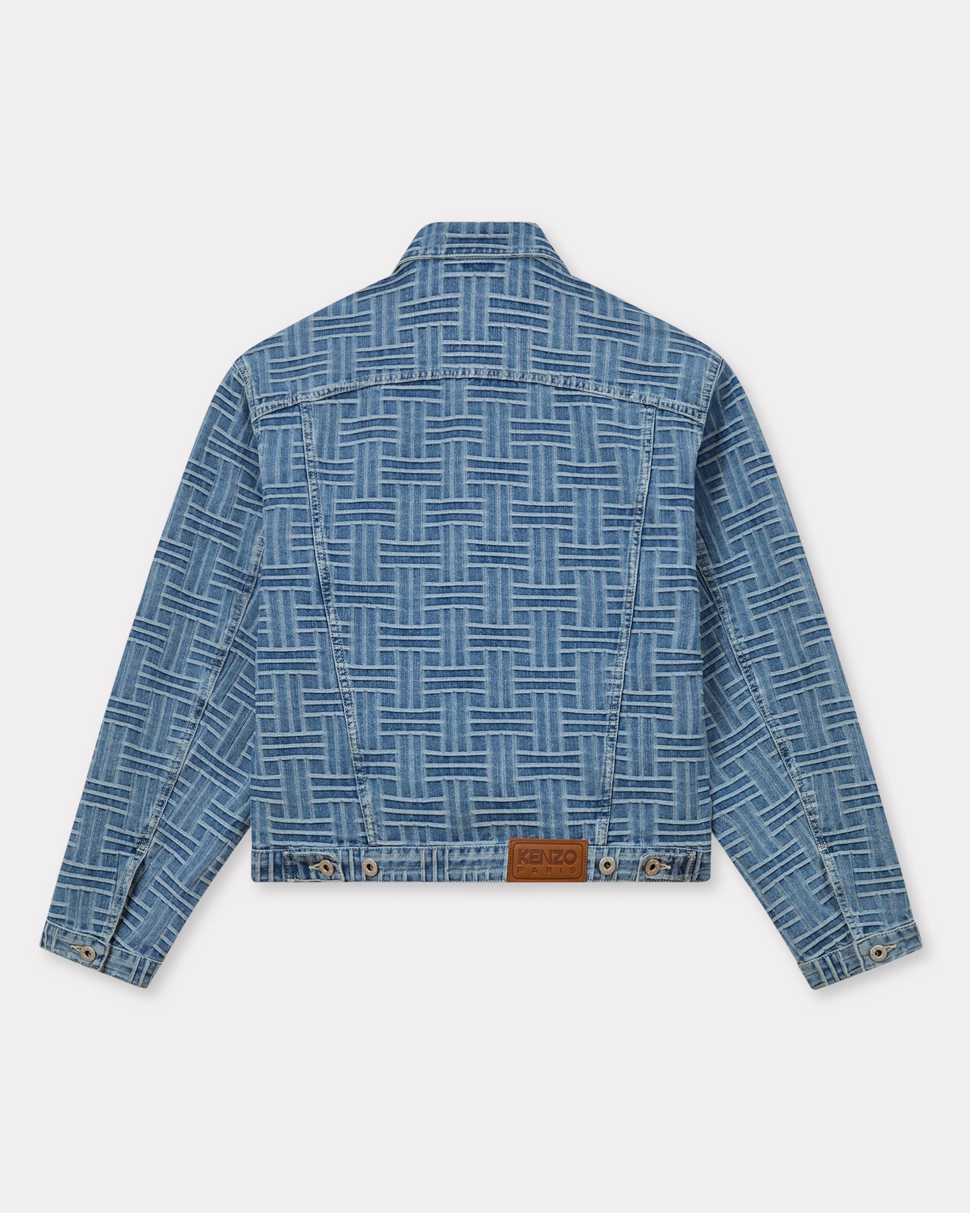 'KENZO Weave' trucker jacket in japanese denim - 2
