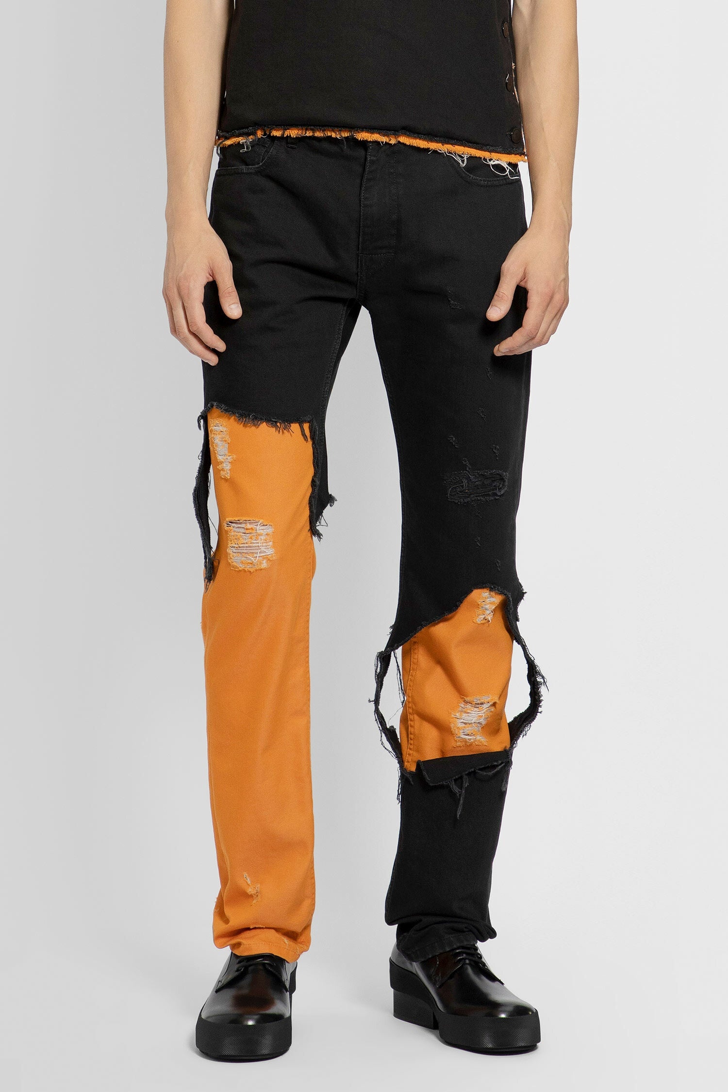 RAF SIMONS MAN MULTICOLOR JEANS - 1