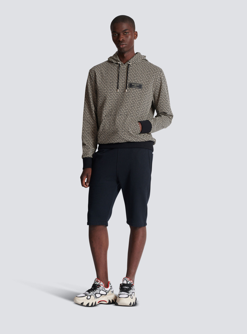 Balmain Monogram hoodie outlook