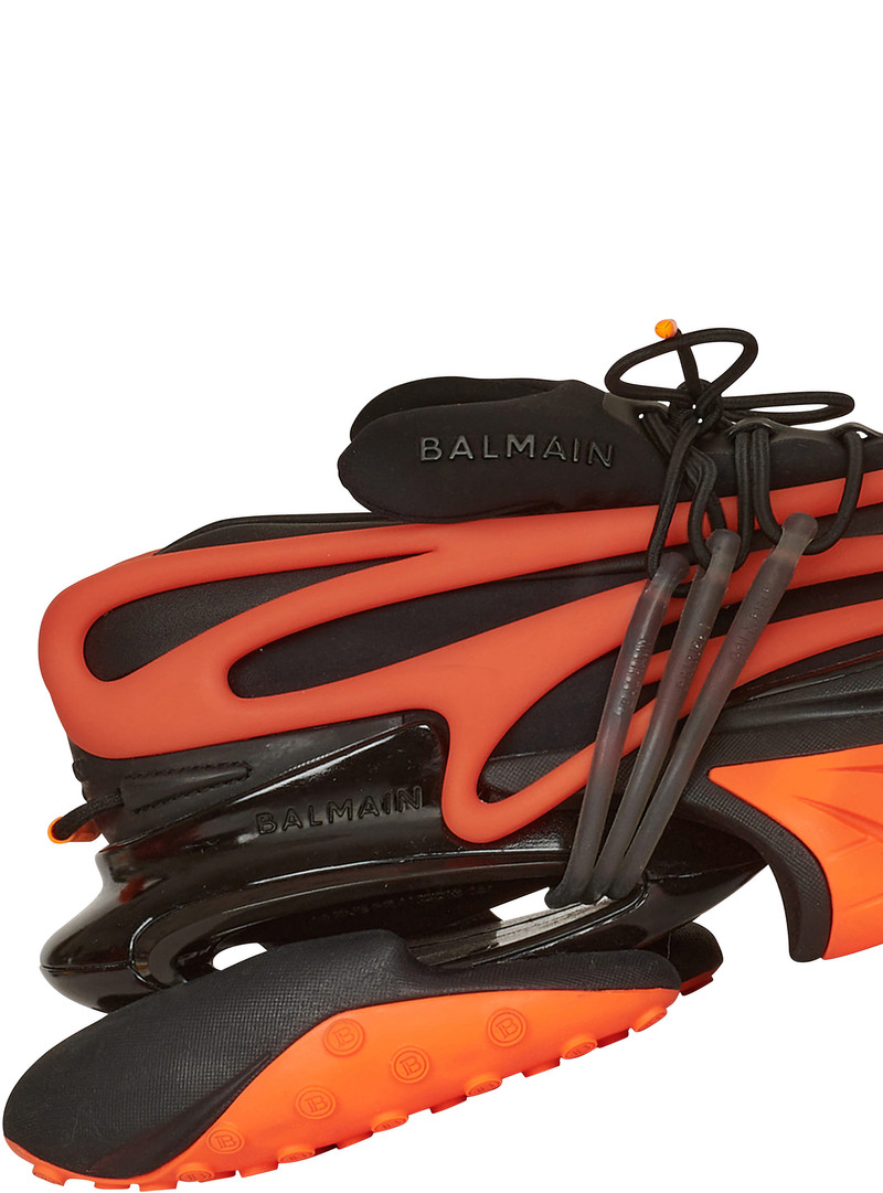 Neoprene and leather Unicorn low-top sneakers 7