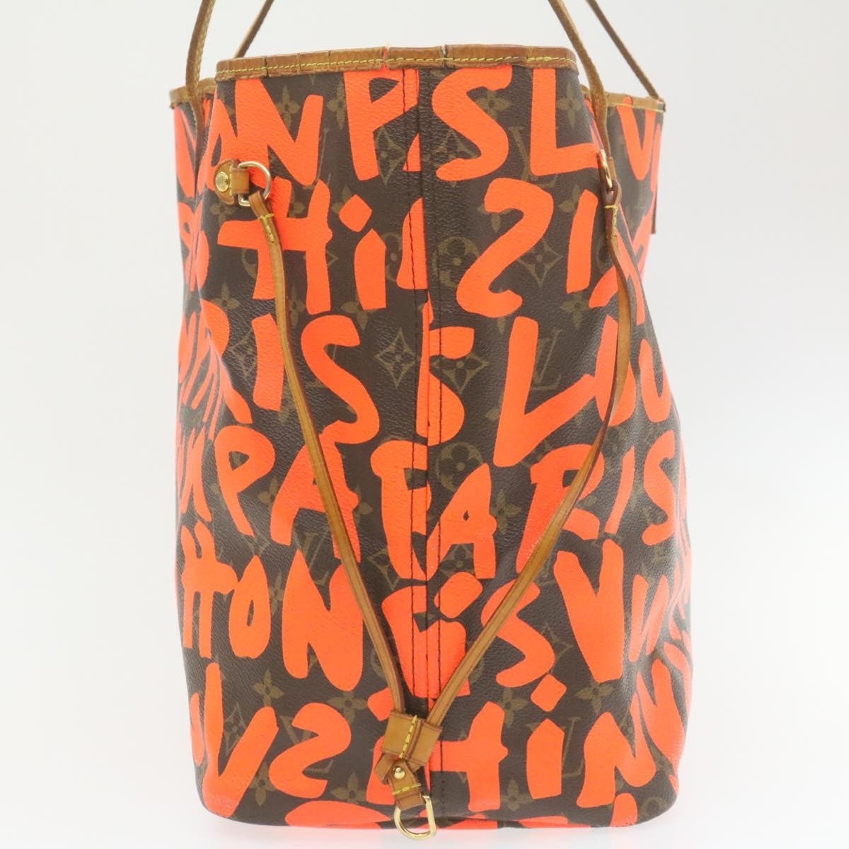 LOUIS VUITTON Monogram Graffiti Neverfull GM Tote Bag M93702 - 6