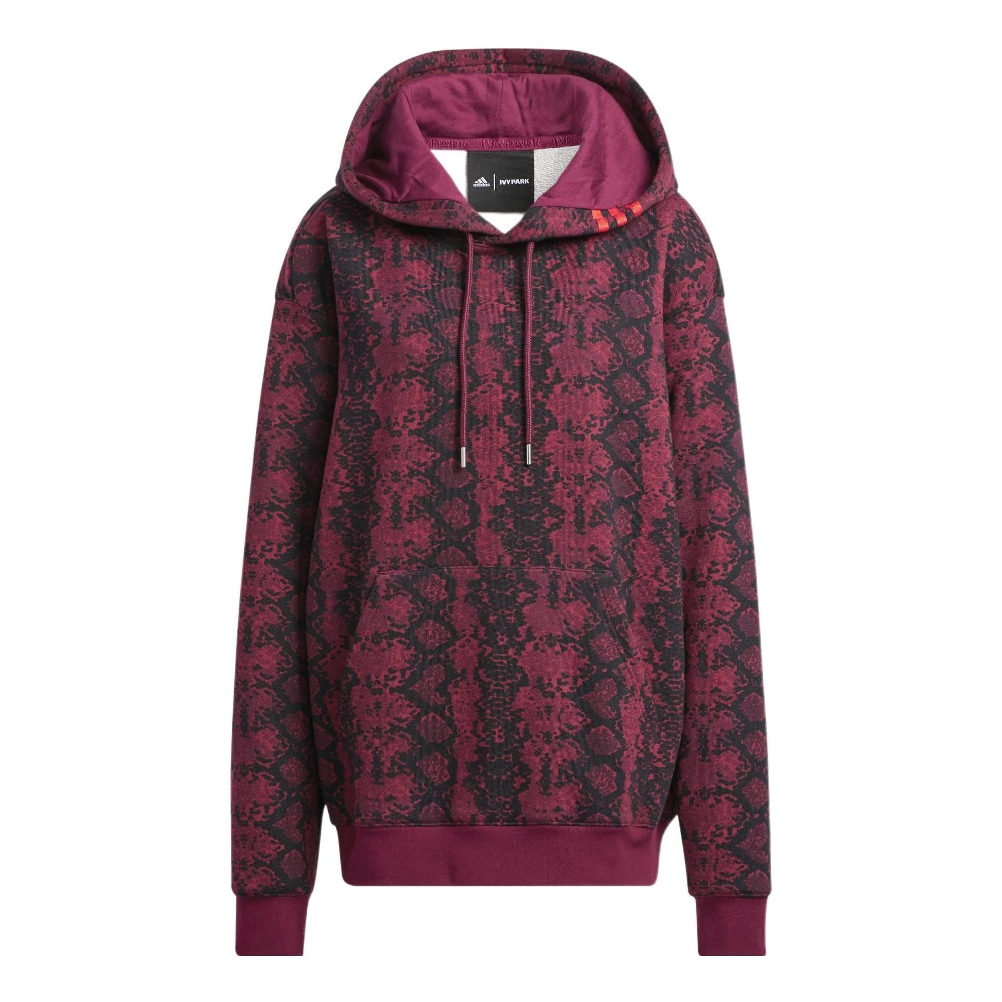 adidas originals x IVY PARK Crossover Casual Printing Hooded Long Sleeves Red HI1975 - 1
