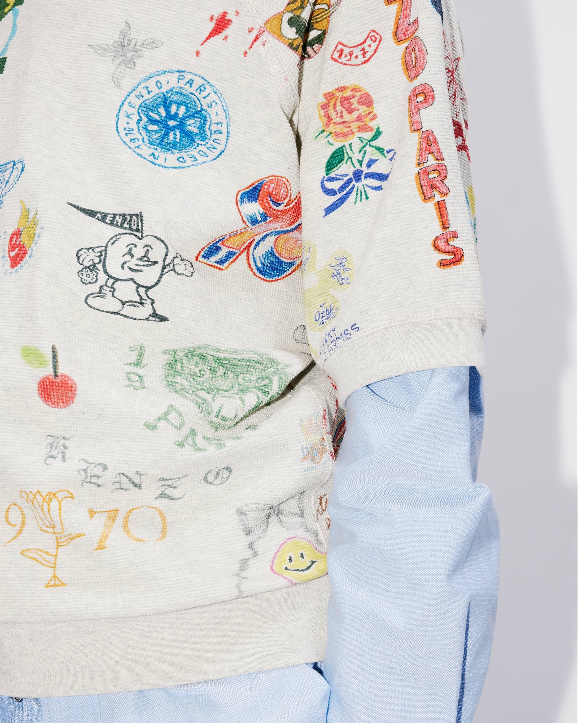 'KENZO Drawn Varsity' T-shirt - 6