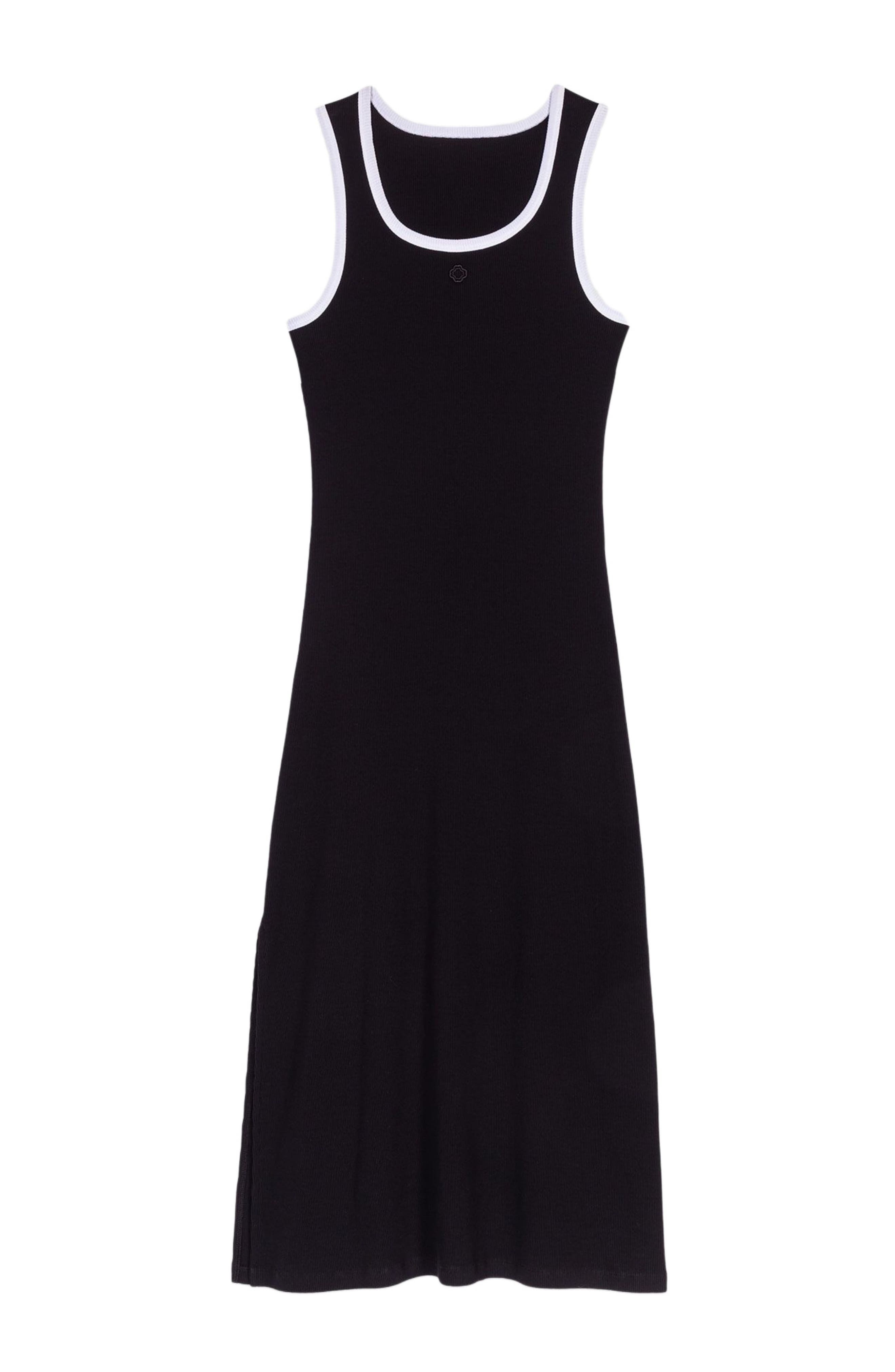 maje Jersey tank dress in Black at Nordstrom - 8