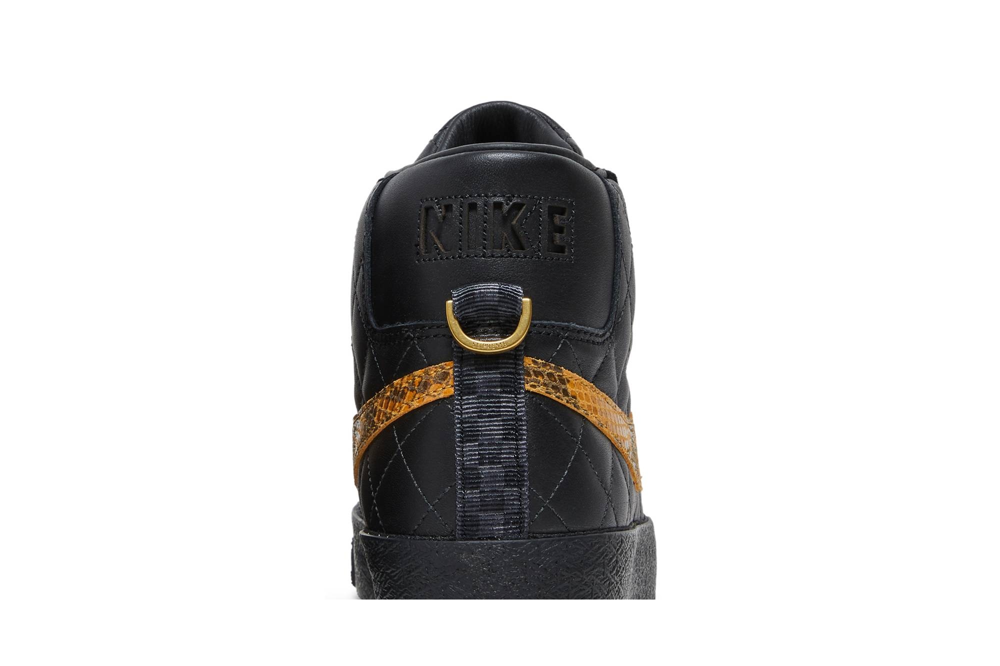 Supreme x Zoom Blazer Mid QS SB 'Black Snakeskin' - 7
