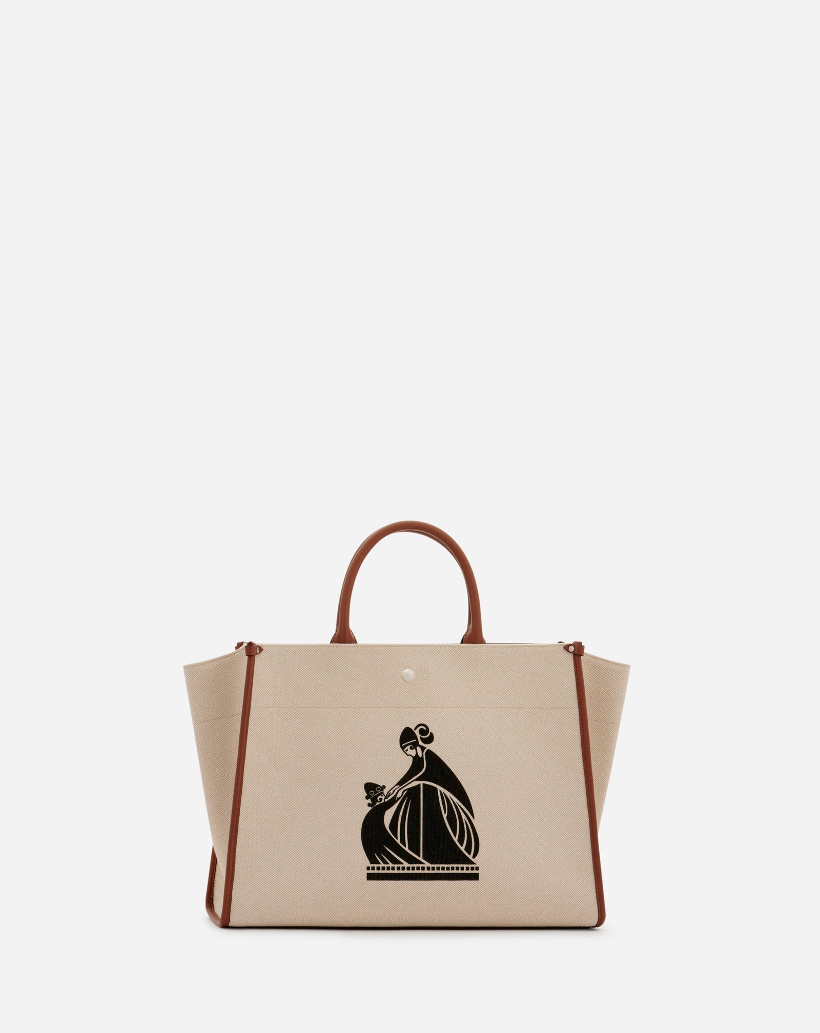 PRINTED CANVAS IN&OUT BAG MM - 1