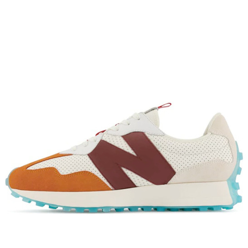 (WMNS) New Balance 327 'White Yellow Orange' WS327FCO - 1