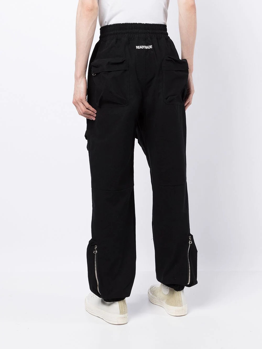 logo-print cargo pants - 4