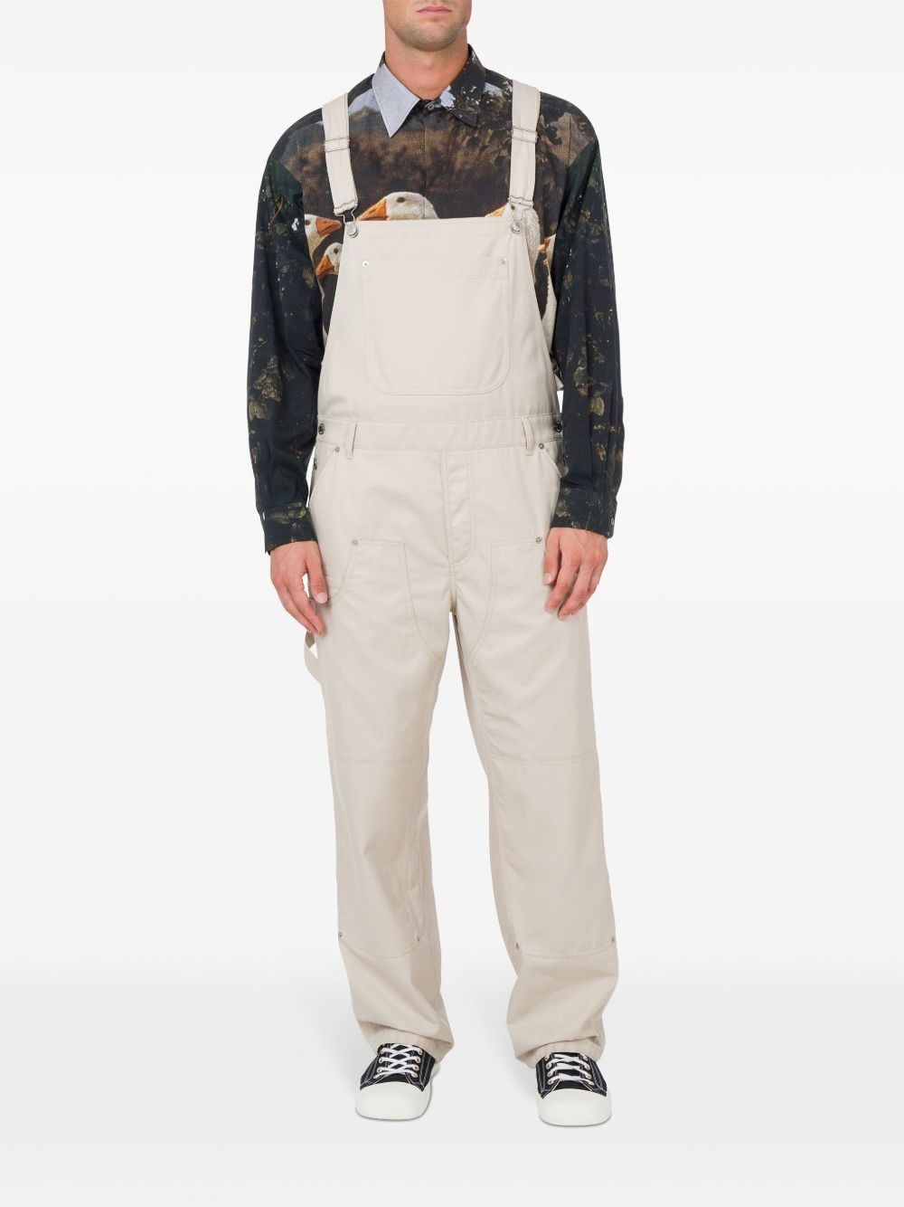 logo-patch jumpsuit - 2