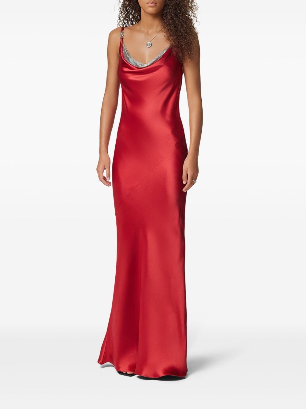 Medusa-plaque maxi dress - 3