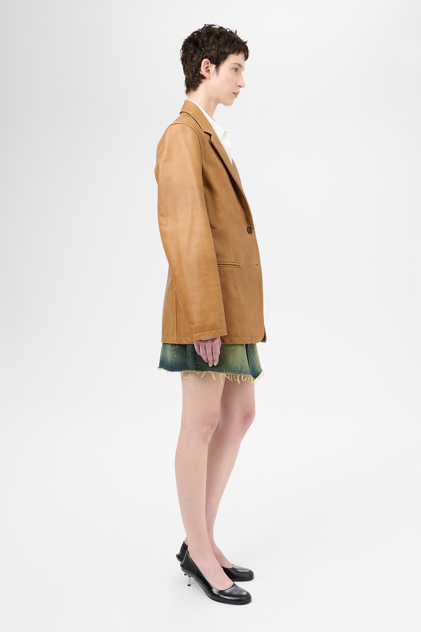 Opening Blazer Burnt Sugar Leather - 5