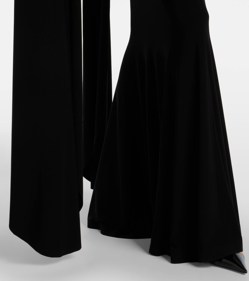 Draped off-shoulder jersey gown 6