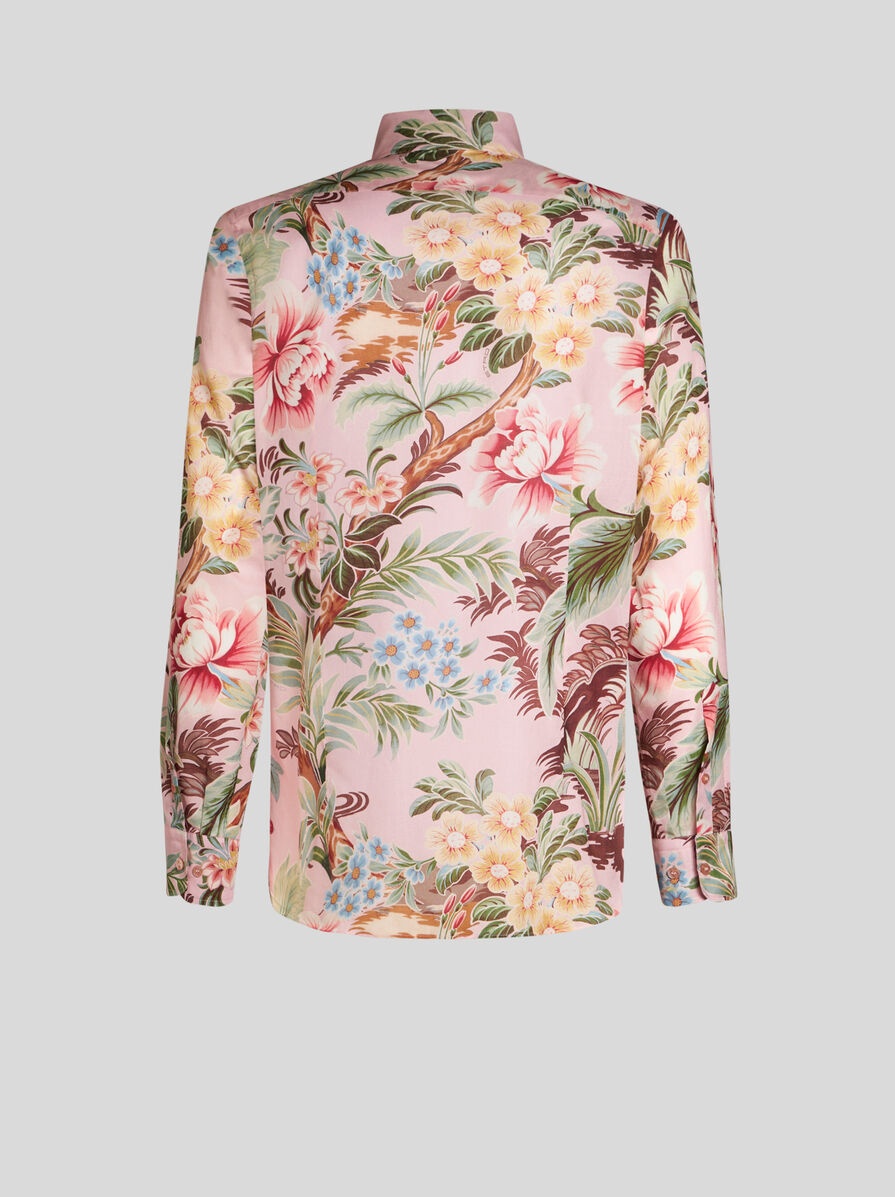 FLORAL COTTON SHIRT - 5