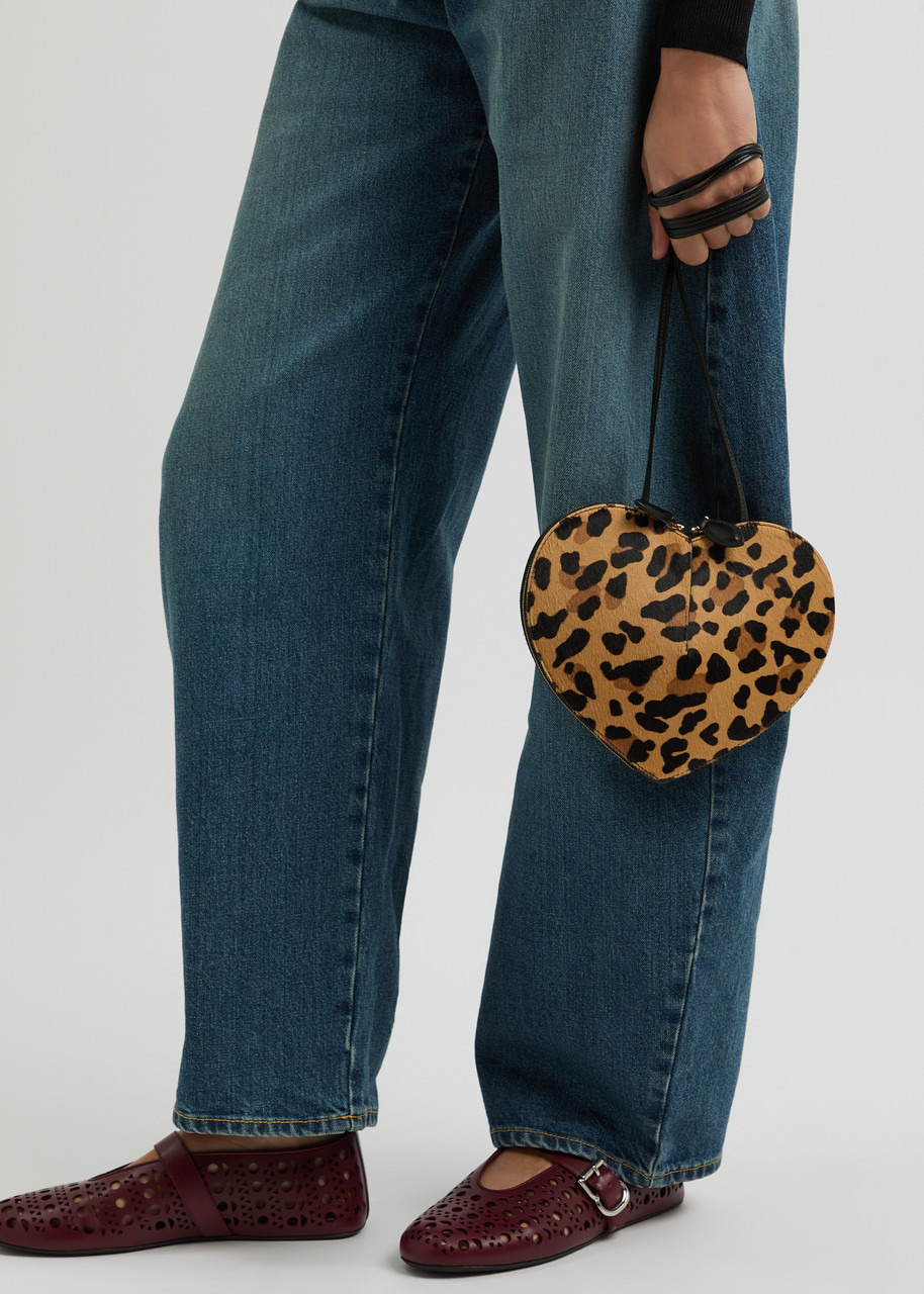 Alaïa Le Coeur Leopard-print Calf Hair Crossbody bag - 6