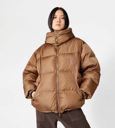 Tod's HOODED OVER DOWN JACKET - BROWN outlook