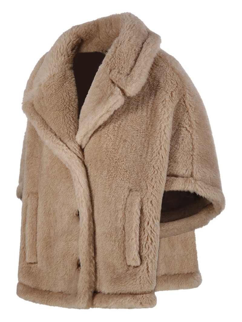 buttoned short-sleeve cape 3