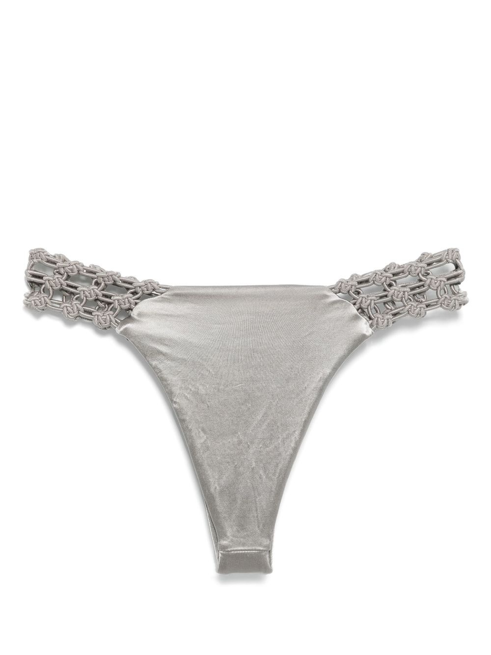 floral-macrame bikini bottoms - 2