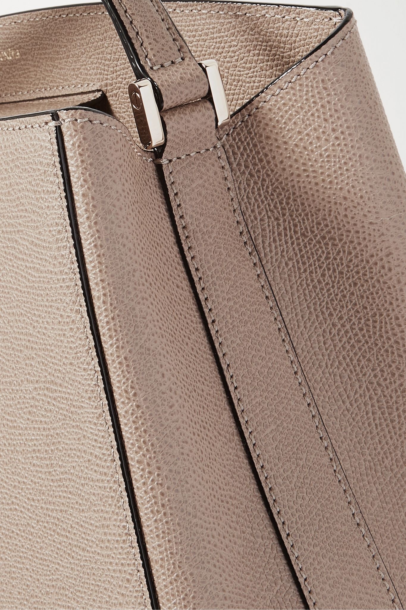 Brera textured-leather shoulder bag - 4