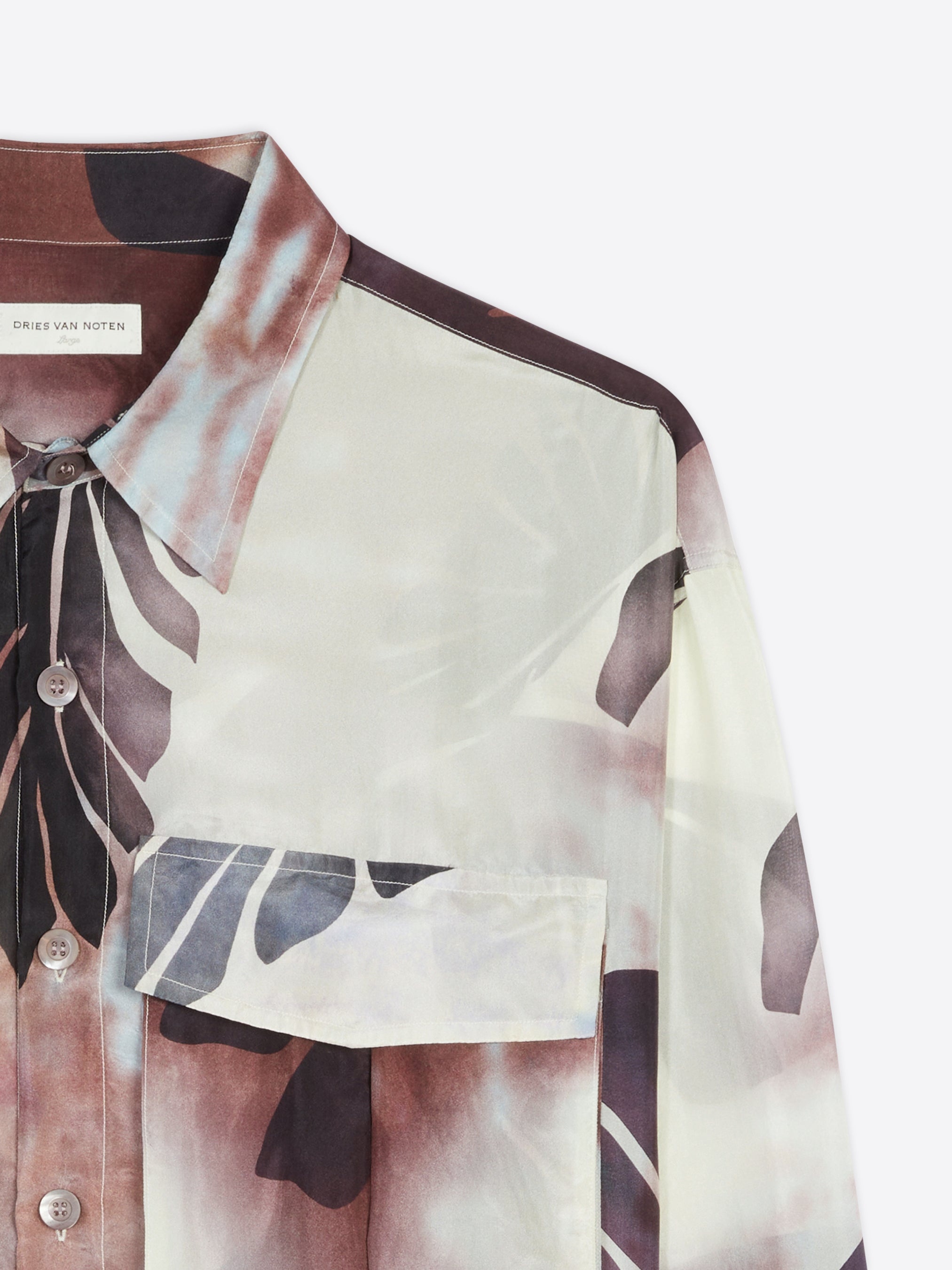 SILK UTILITY SHIRT - 5