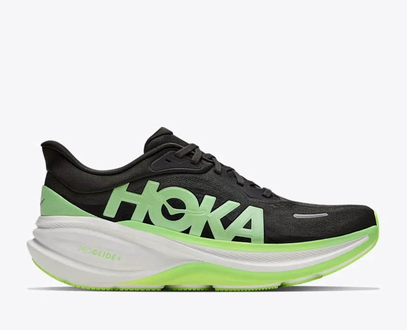 Men's Clifton PRO Road Running Shoes in Carbon Black/Tart Apple - 1