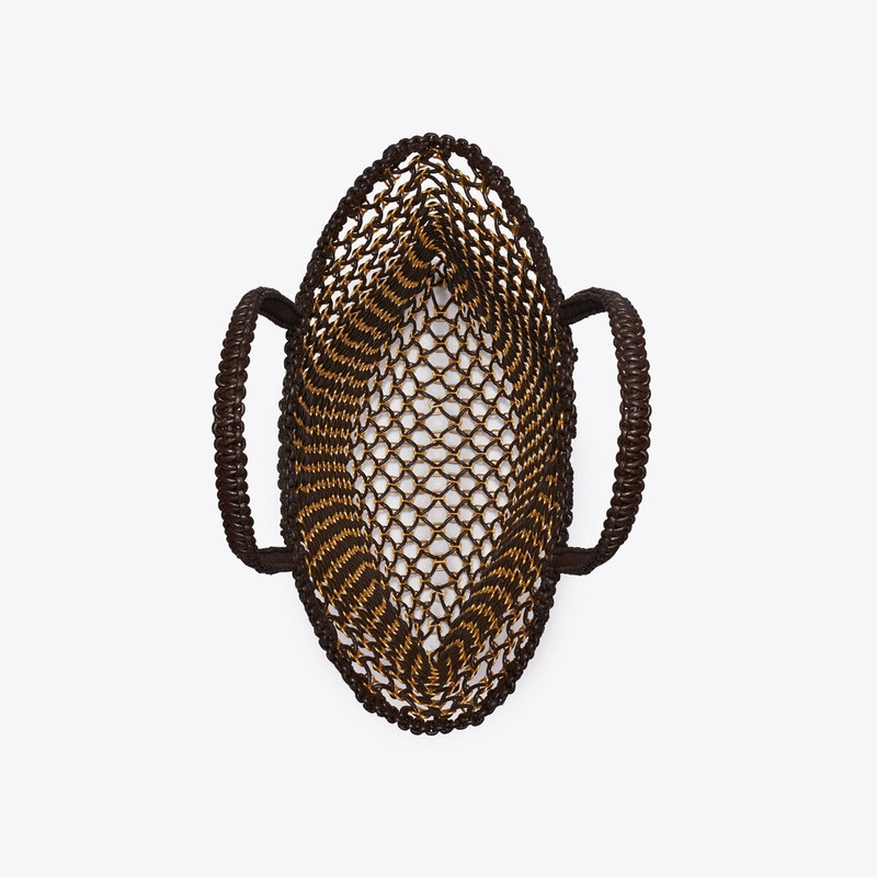 Small Handwoven Chain Mesh Tote 5