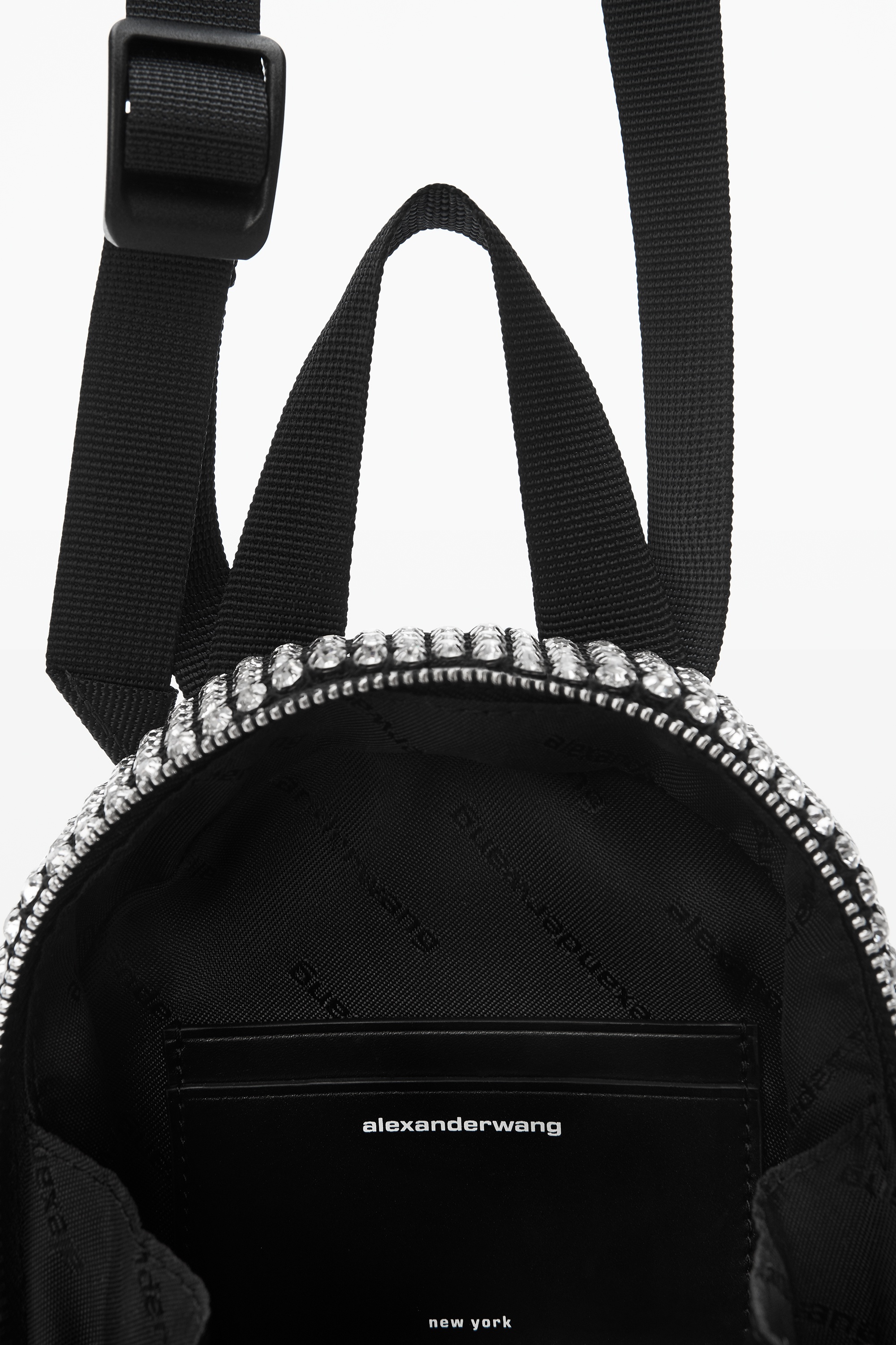 CRUISER MINI BACKPACK IN CRYSTAL MESH - 4