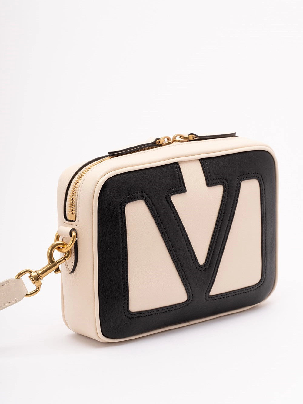 Valentino Garavani Men `Viva Superstar` Leather Camera Case - 3