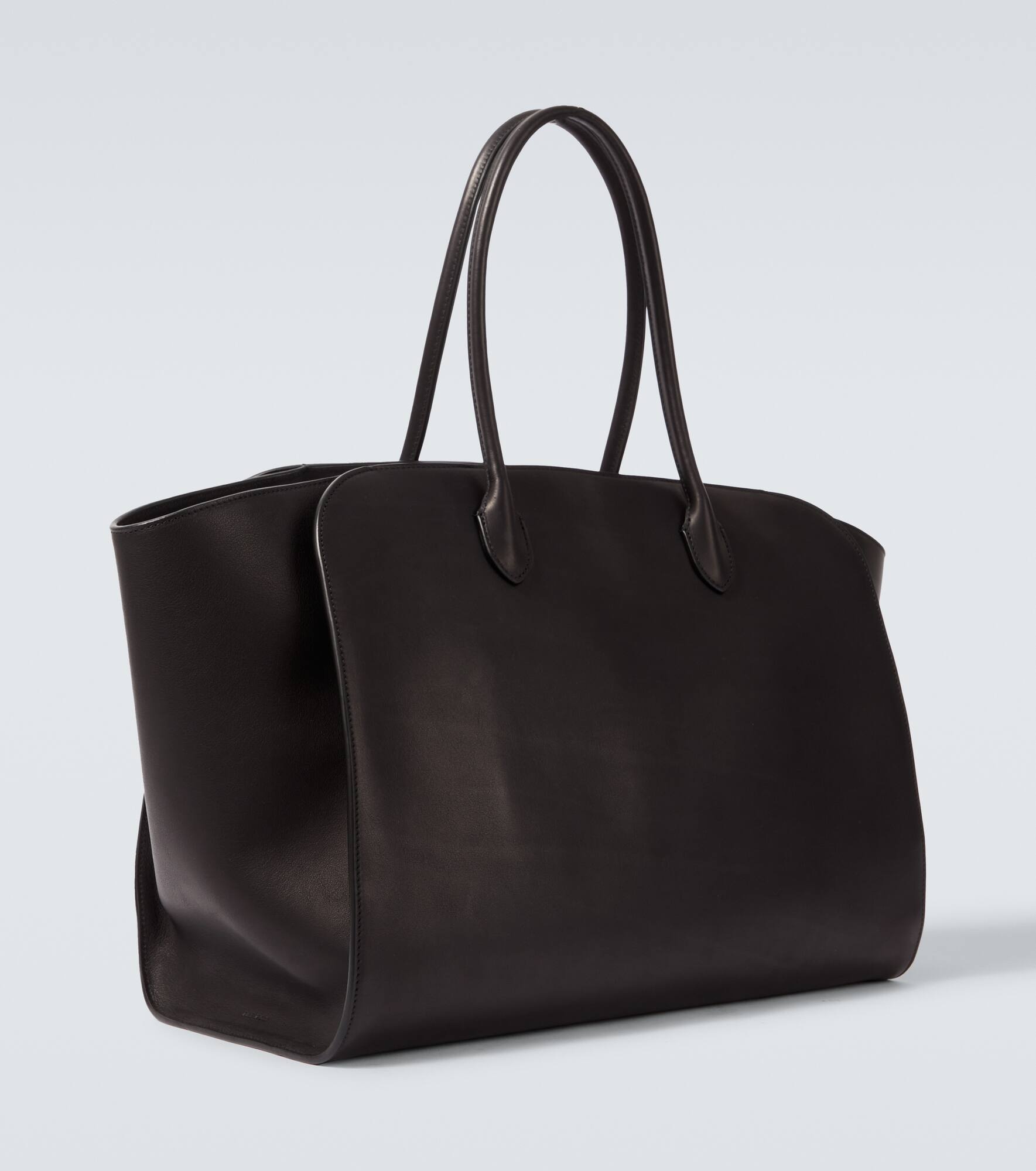 Marlo leather tote bag - 5