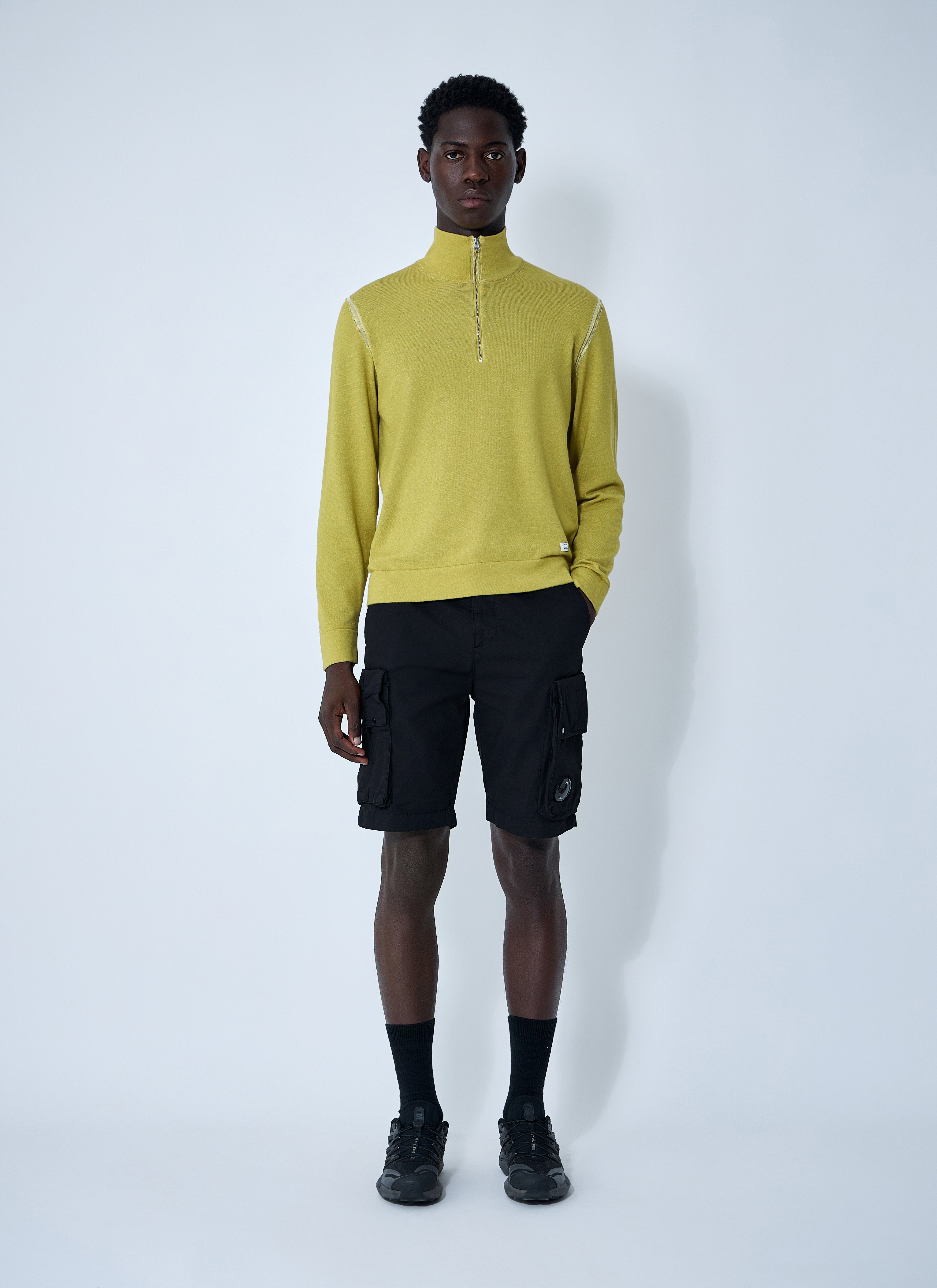 C.P. Company Men Half Zip-Up Sweater - 2