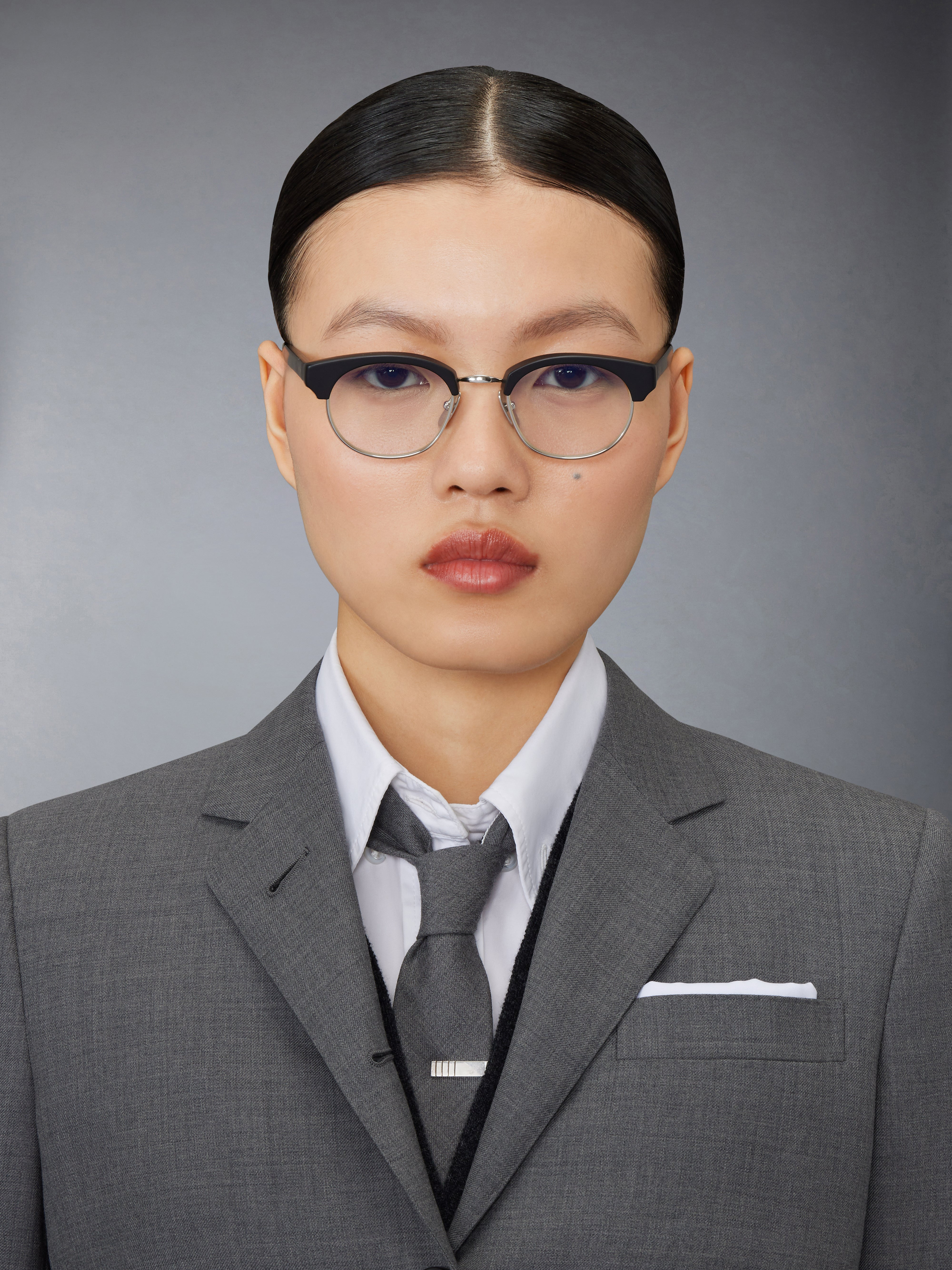 Acetate And Titanium Oval Eyeglasses - 2