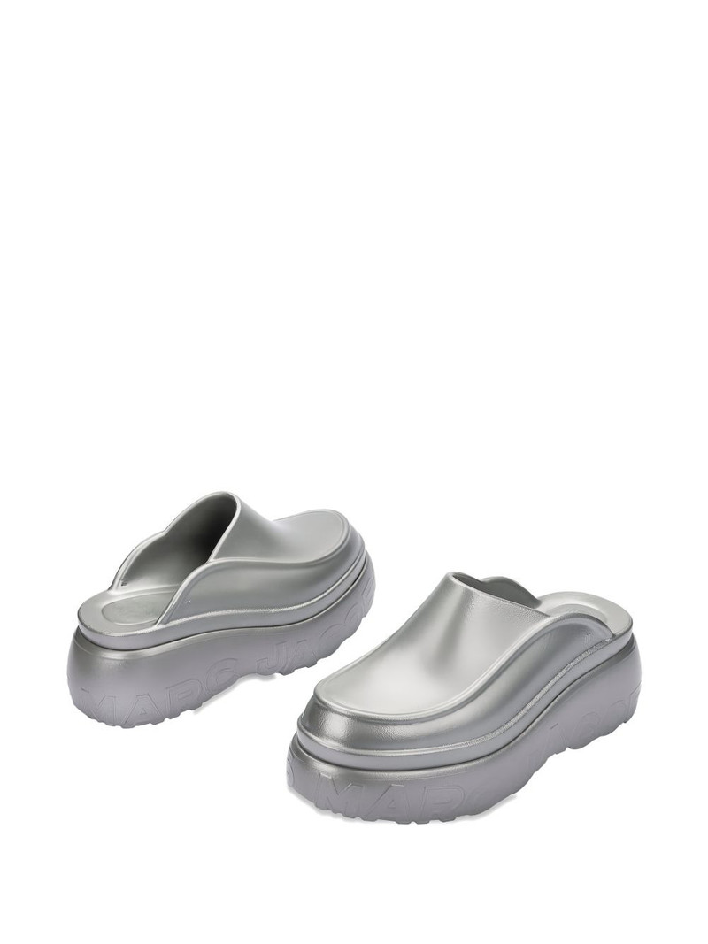 x Melissa logo-embossed mules 3