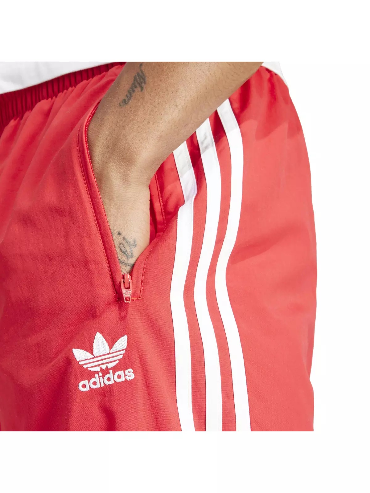 Originals Men's Adicolor Woven Firebird Track Tracksuit Bottoms -Red - 3