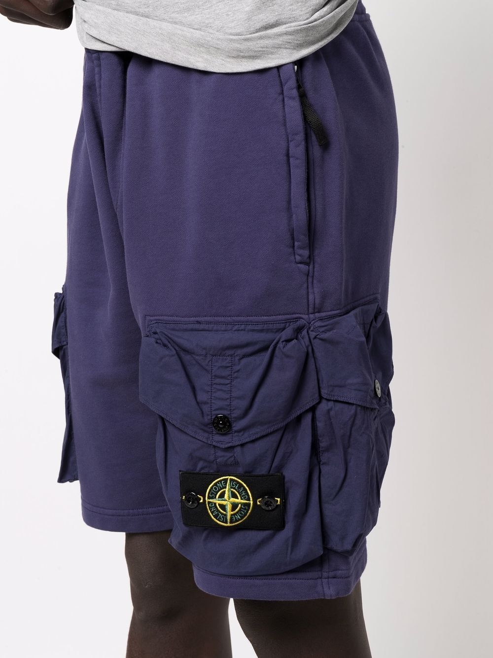 Compass-patch track shorts - 5