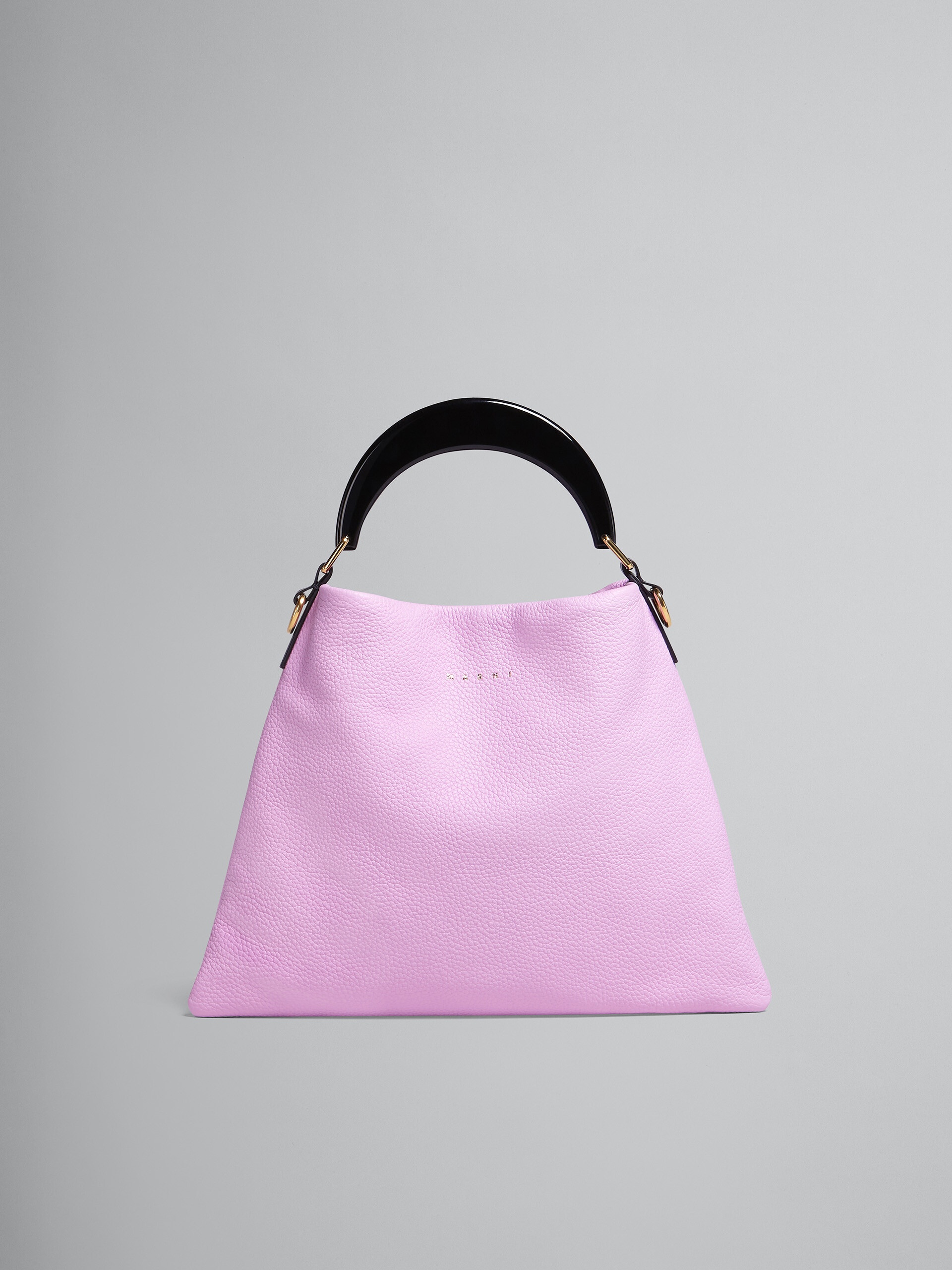 VENICE SMALL BAG IN PINK LEATHER - 1