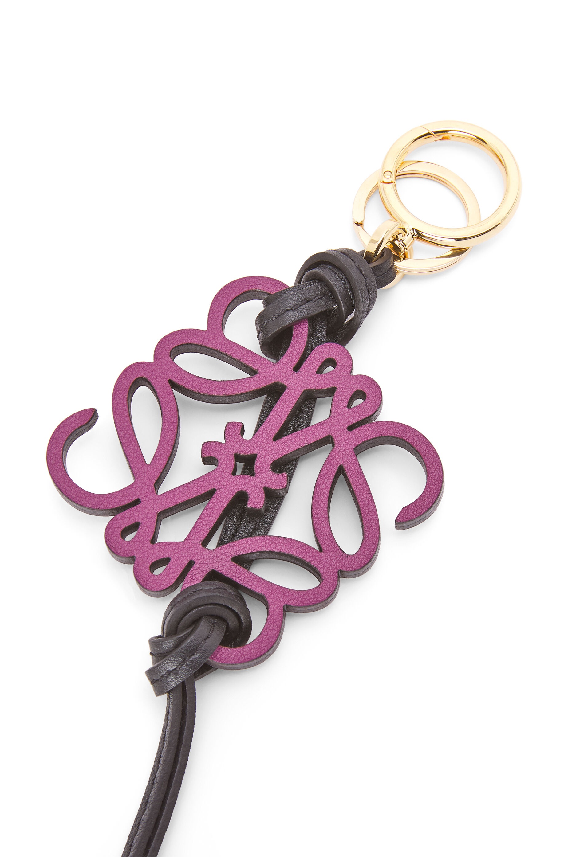 Anagram charm in calfskin and brass - 2