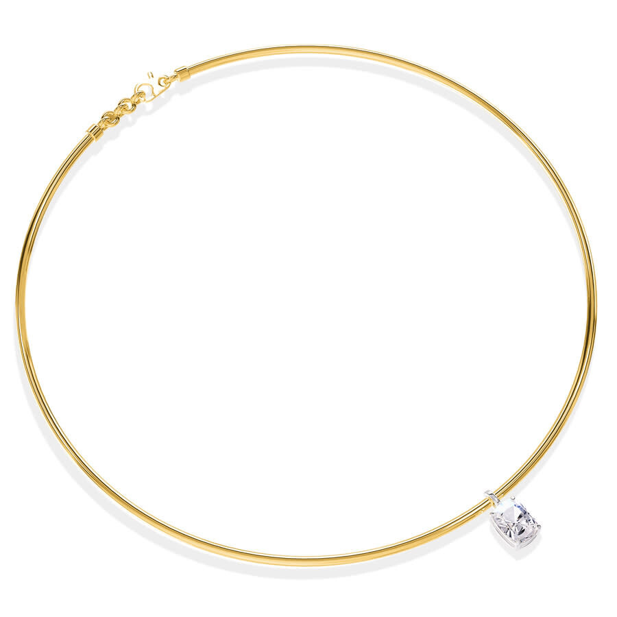 Diamond2Deal - Diamond2Deal 18k Vermeil Plated Silver 2 Ct Radiant Cut Lab Grown Diamond Pendant Necklace 18" VVS-V - 1