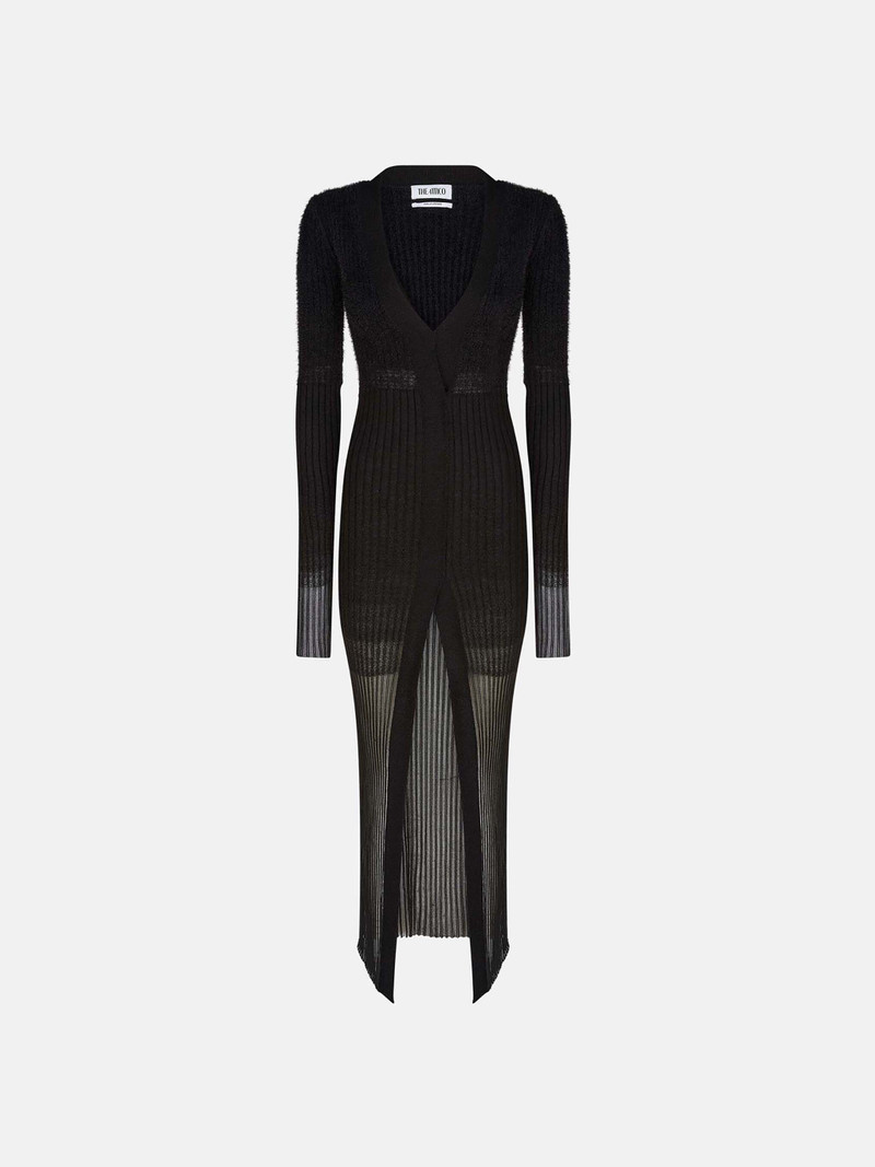 BLACK DEGRADÈ MINI DRESS - 1