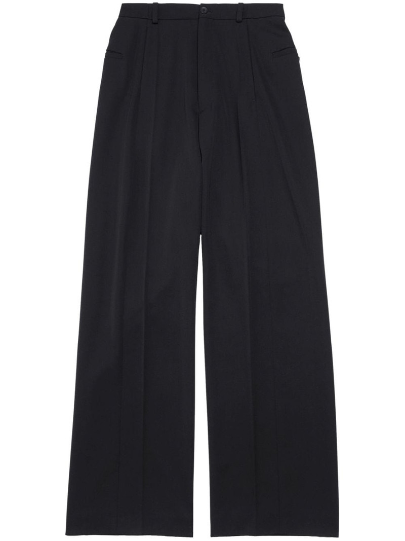 wide-leg wool trousers 1