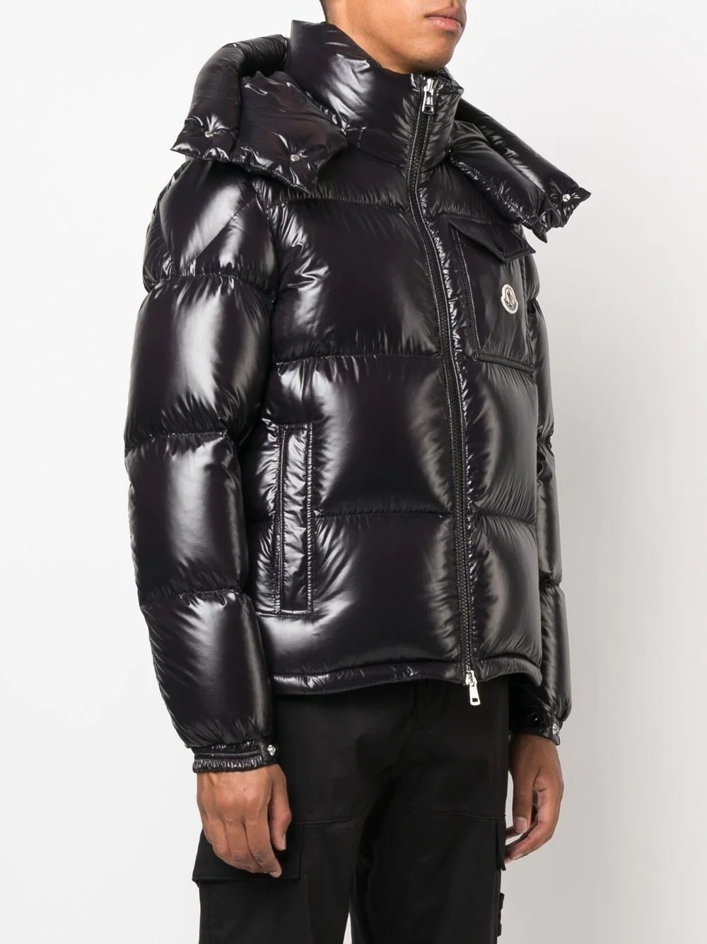 high-shine padded jacket - 3