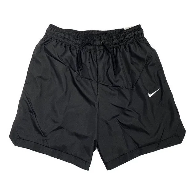 Nike waist Lacing Woven Solid Color Breathable Shorts Black DH7560-011 - 1