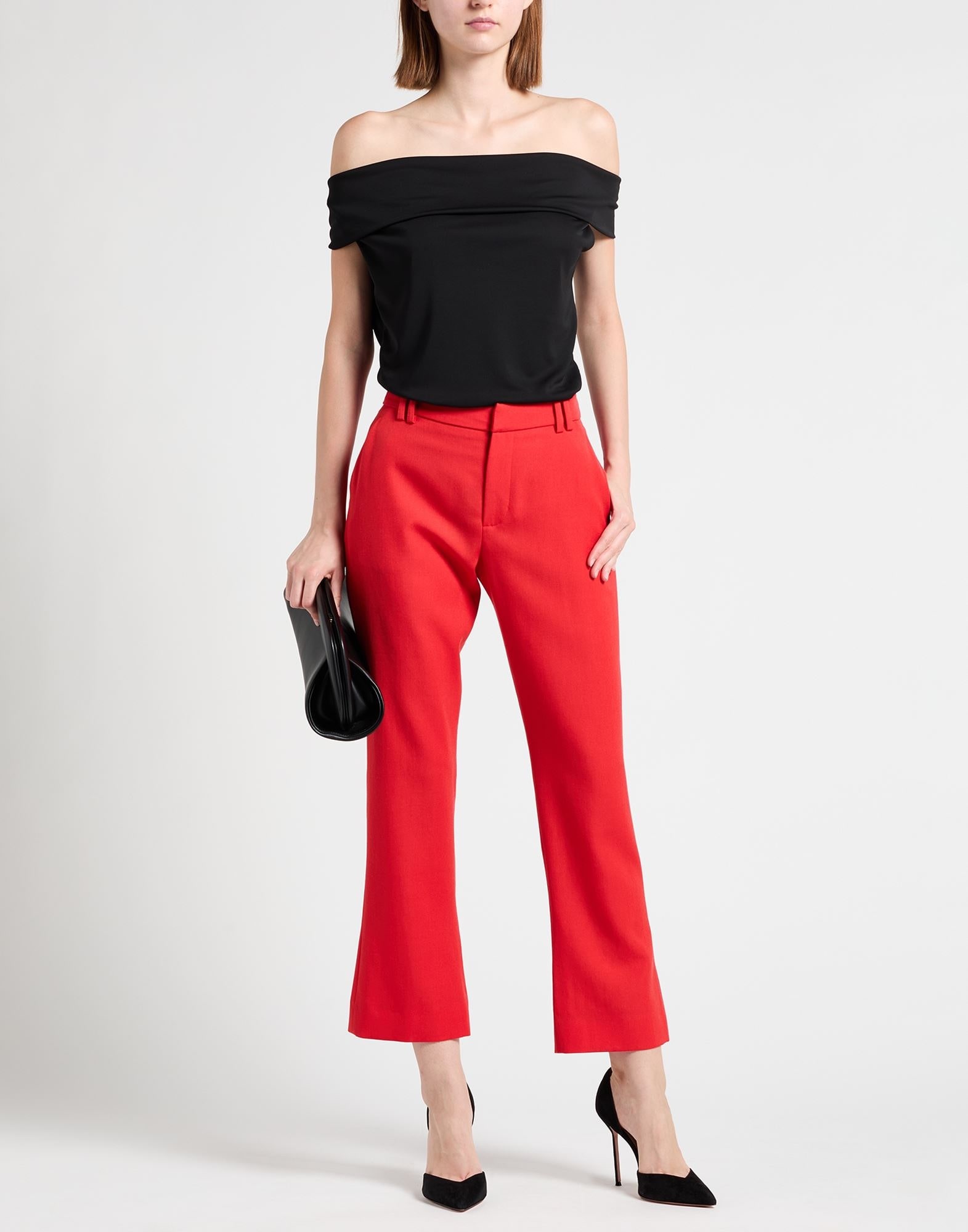 Red Women's Casual Pants - 3