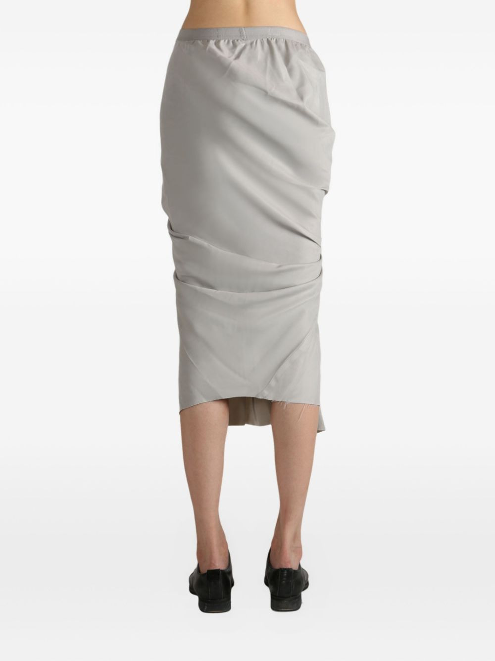 draped twisted skirt - 4