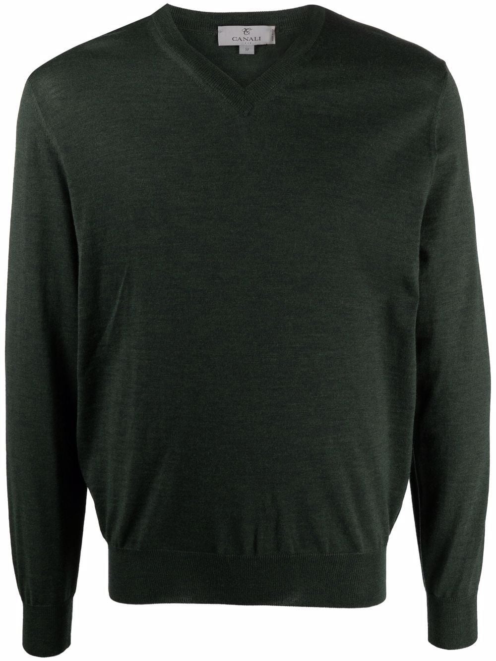 merino V-neck jumper - 1