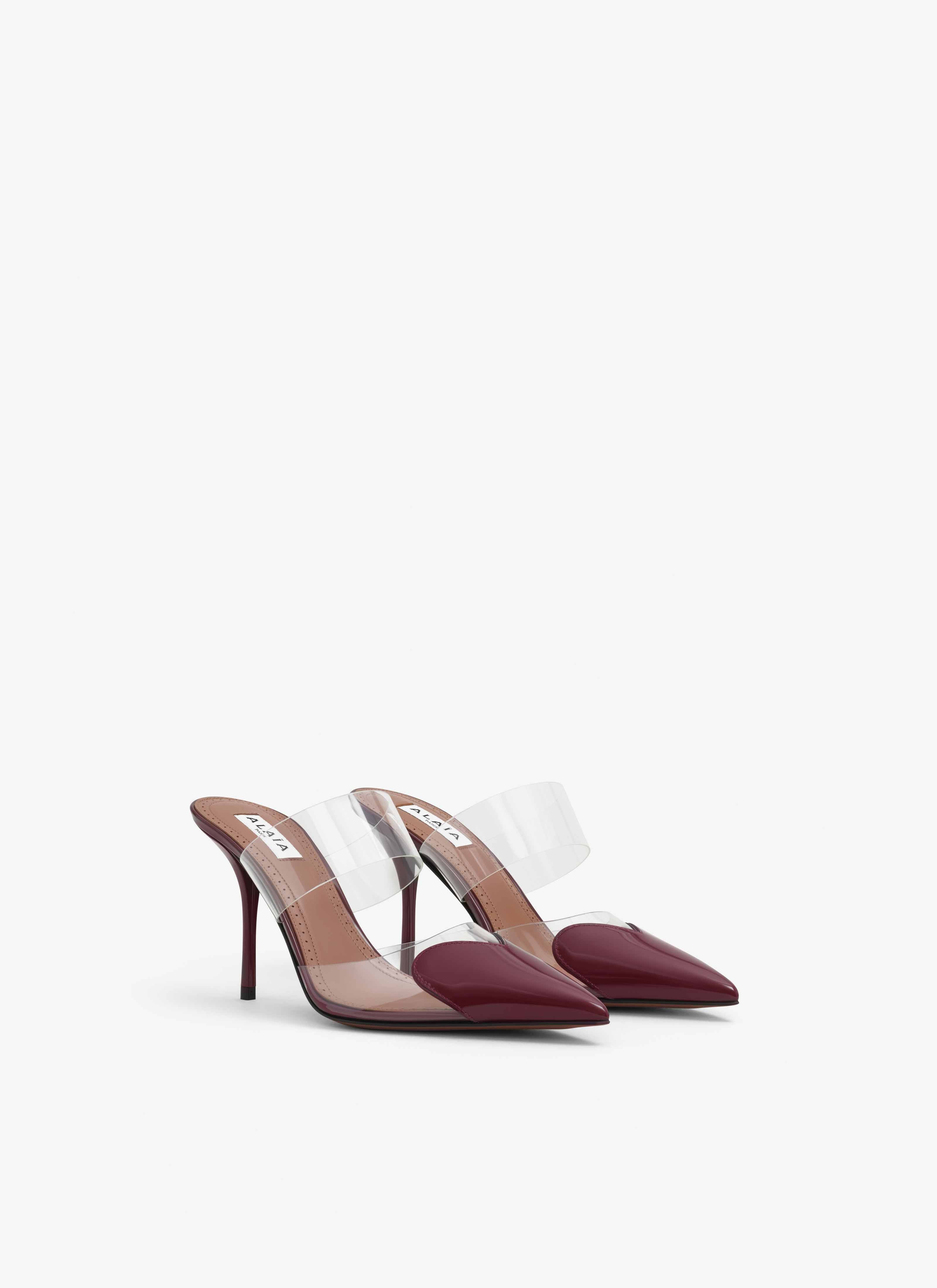 LE CŒUR MULES IN PATENT CALFSKIN - 3
