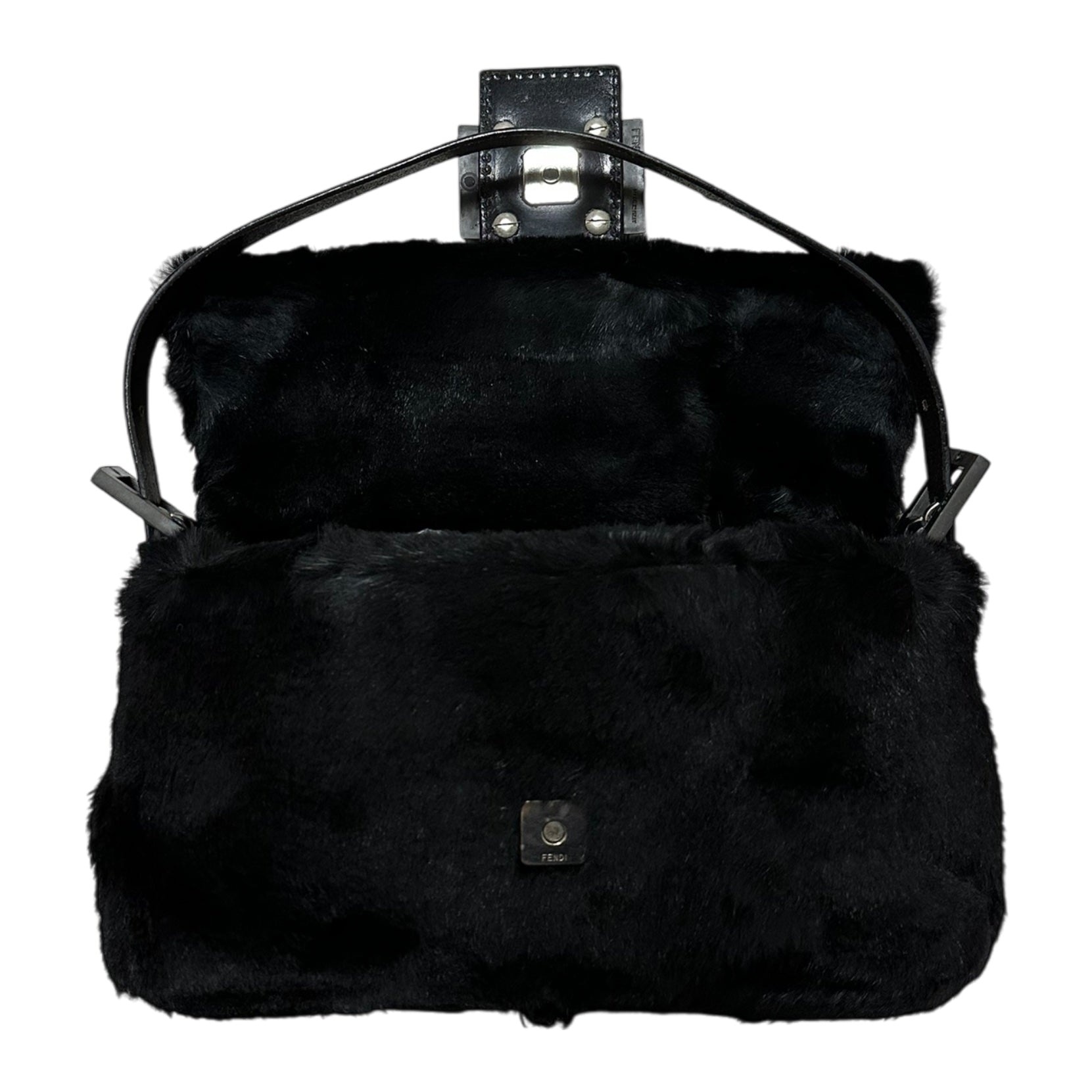 FENDI Fall Winter 1999 Fur Mamma Baguette Bag - 5