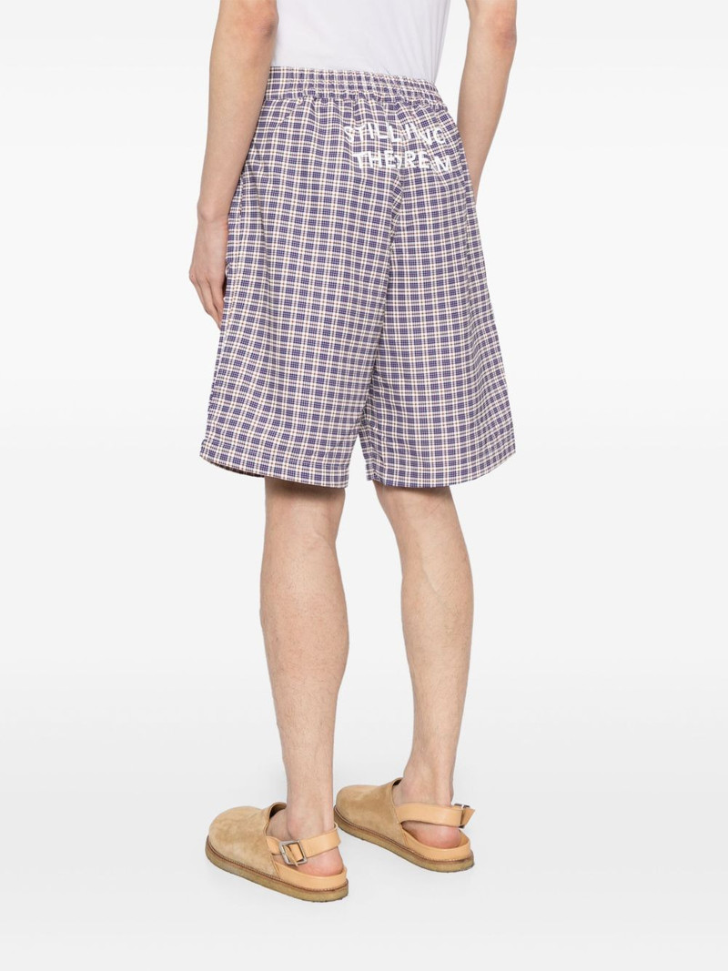 plaid check-print shorts 4