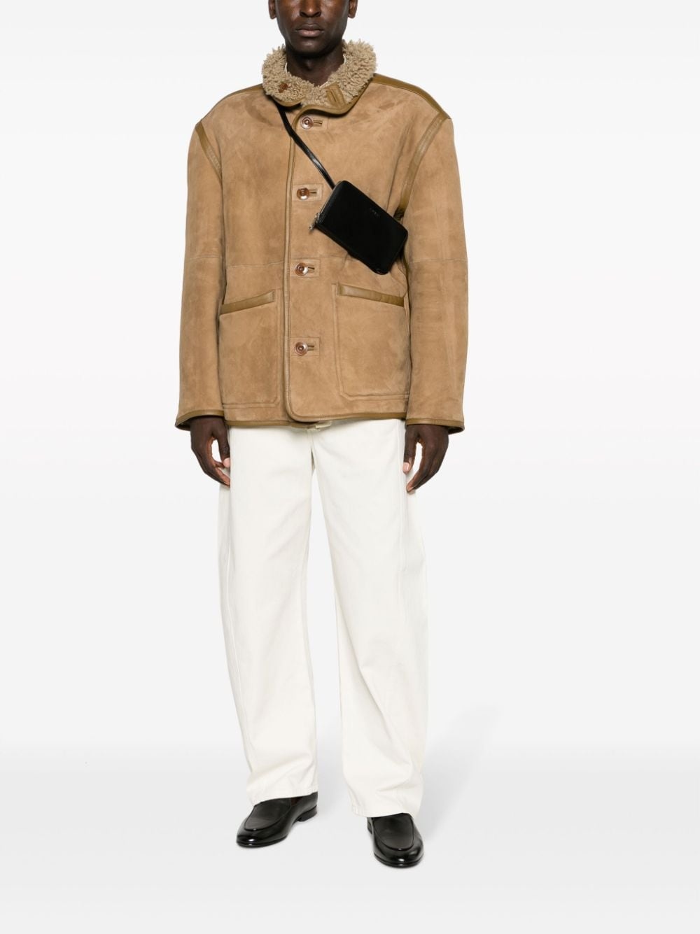 reversible shearling jacket - 2