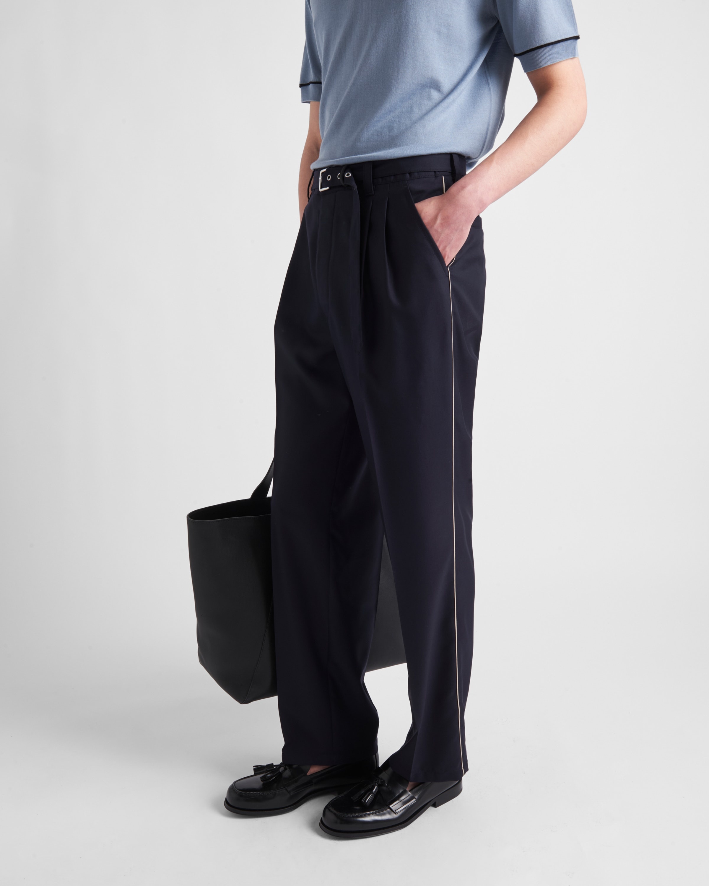 Wool and silk pants - 4