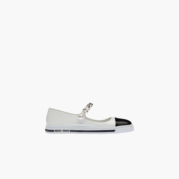 Patent leather ballerinas - 6