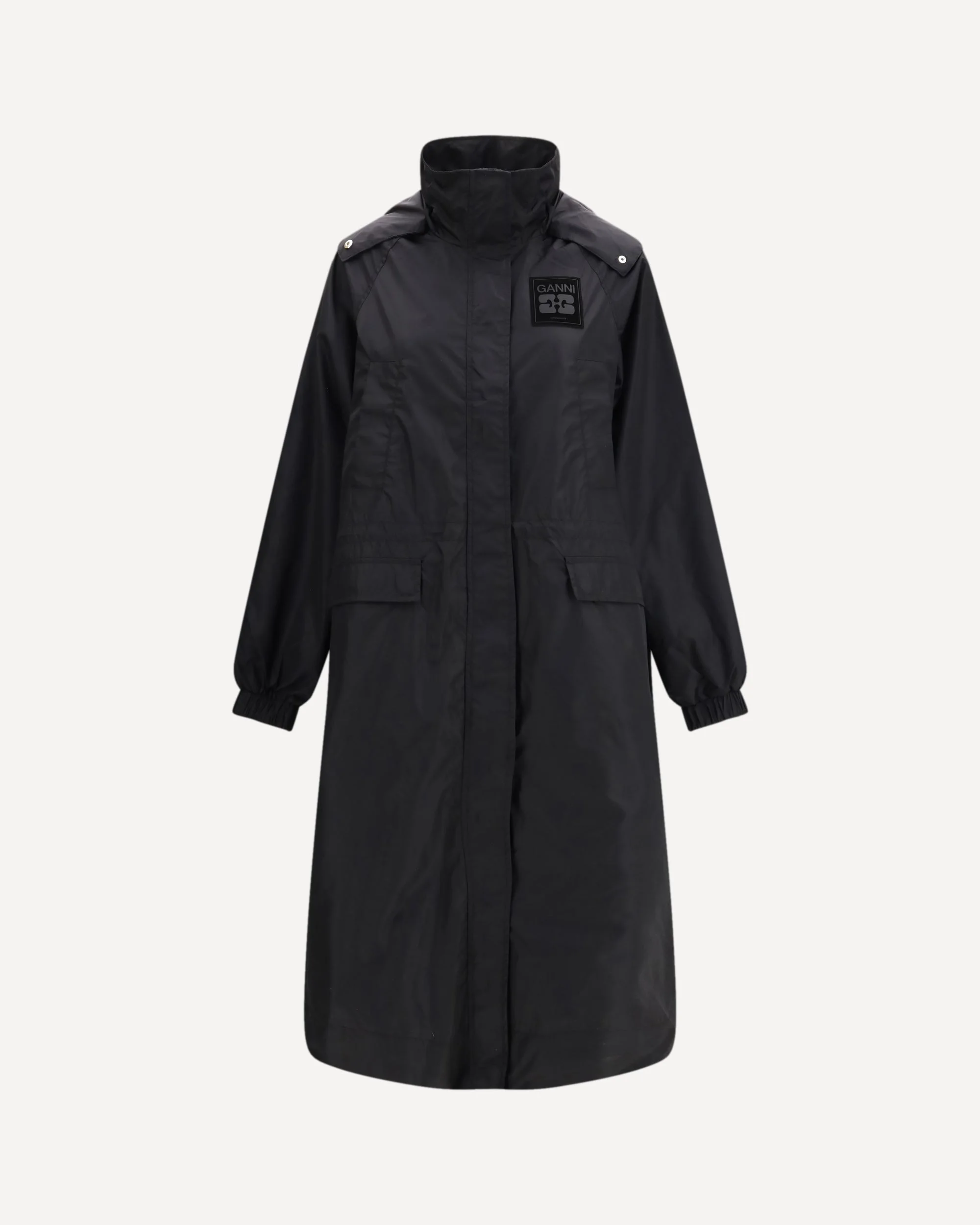 Flyweight banana graphic long Parka - 1